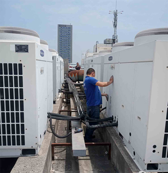 宛城中央空调制热和不制冷系统维修方法